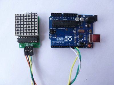 8x8 Arduino DOT Matrix (8x8) Using Arduino : 6 Steps - Instructables