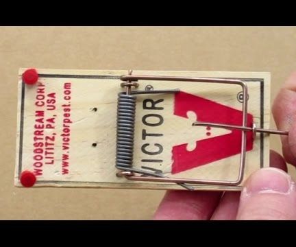 How to Make a Mousetrap Trip Wire Alarm