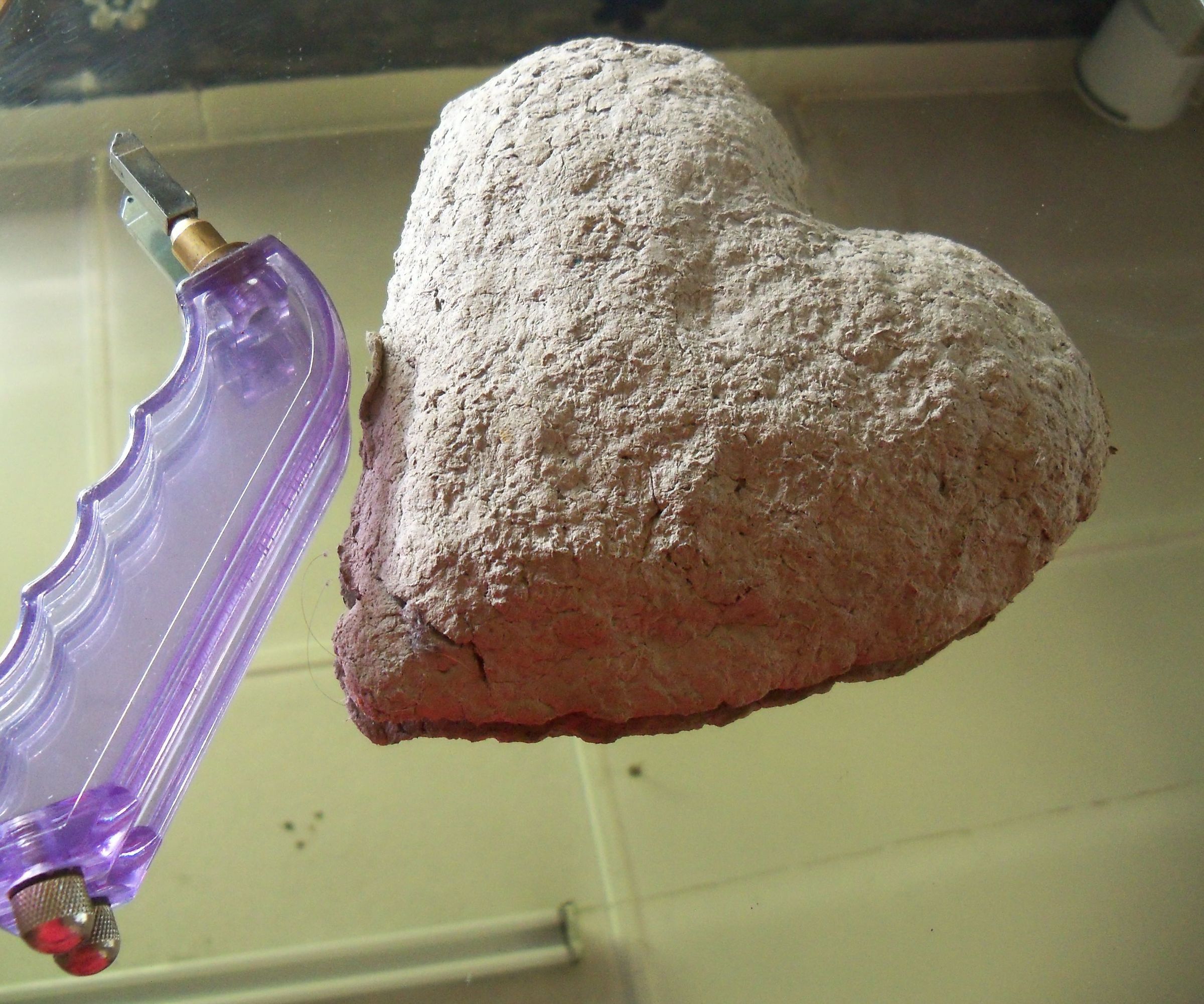 Paper Mache Heart