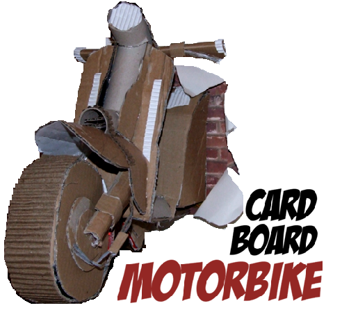 Make a Life-size 3D Cardboard Motorbike