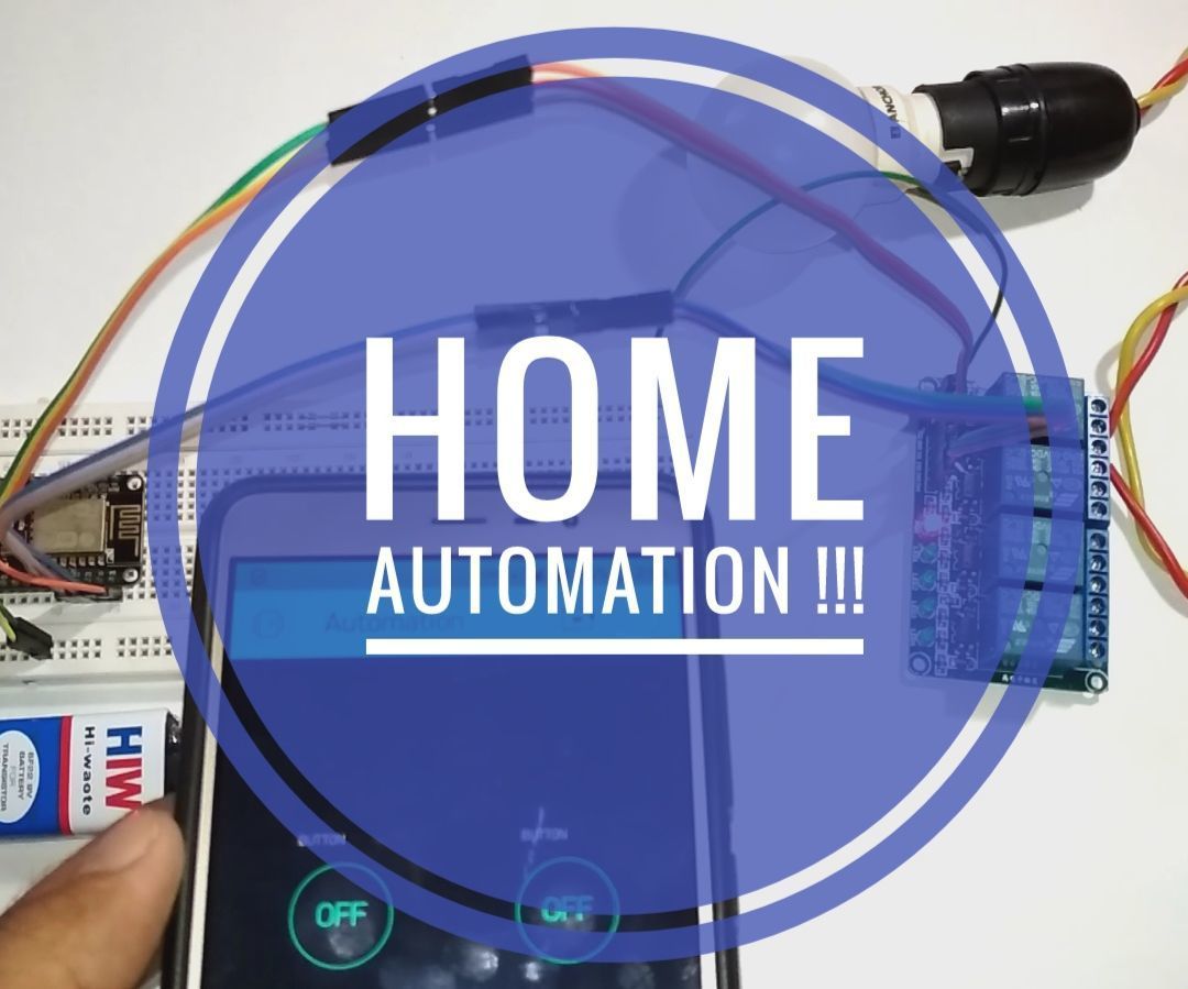 HOME AUTOMATION (CONTROL YOUR APPLIANCES FROM ANY CORNER OF THE WORLD).  