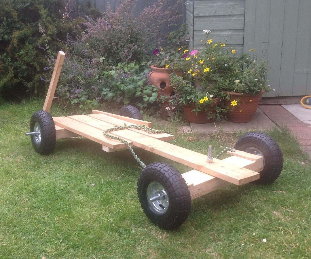 Traditional Wooden Downhill Racer