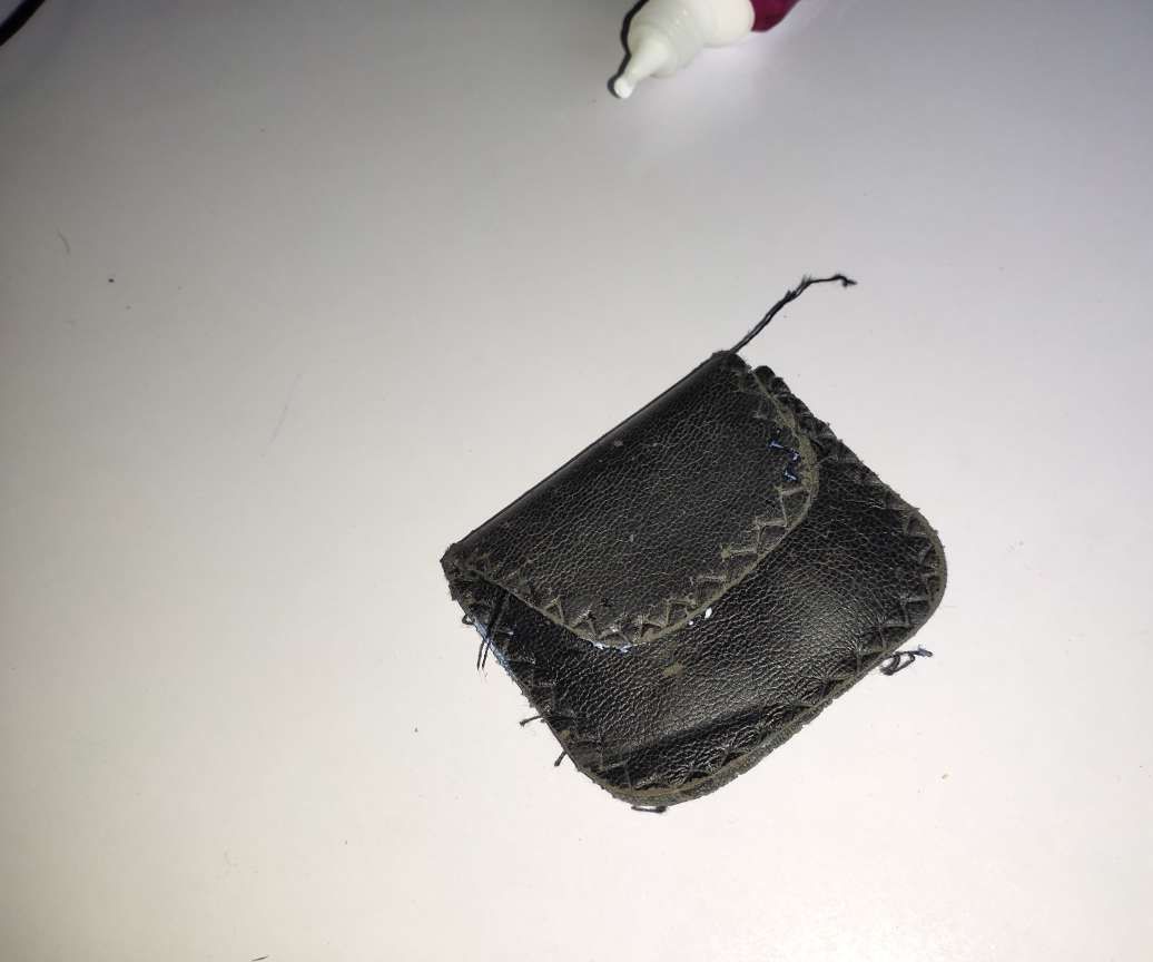 Small Leather Pouch for Coins