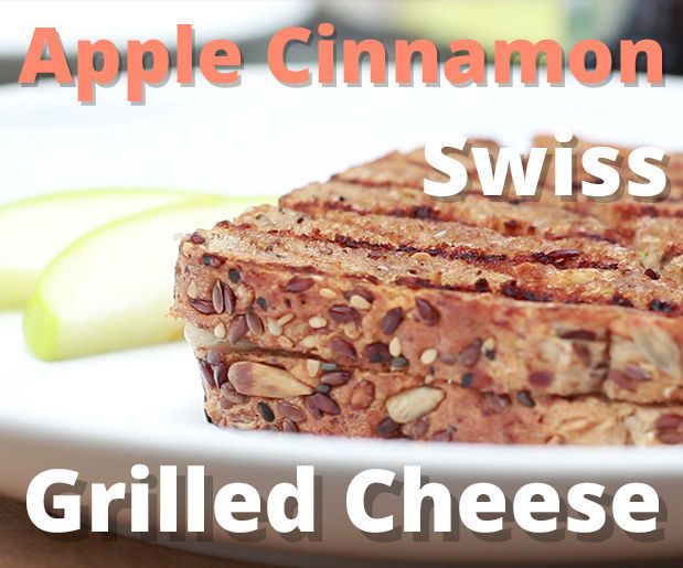 Apple Cinnamon Swiss Grilled Cheese
