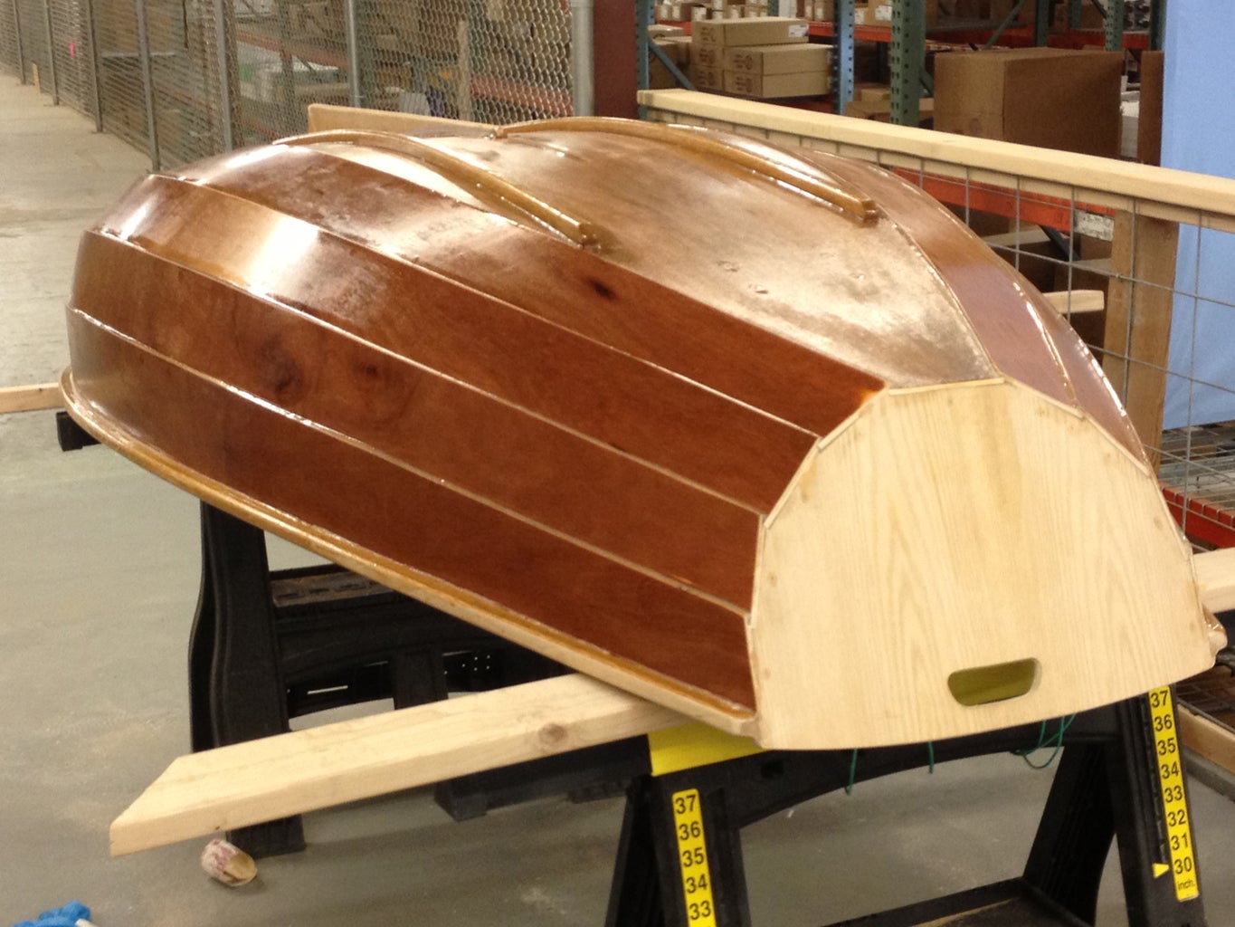 sailboat scratch Finishing the Hull...