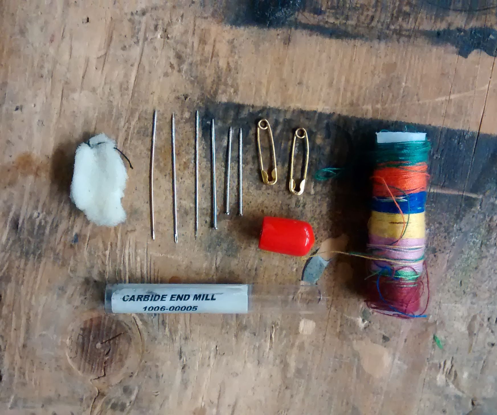 End Mill Case Sewing Kit - Made @TechShop!