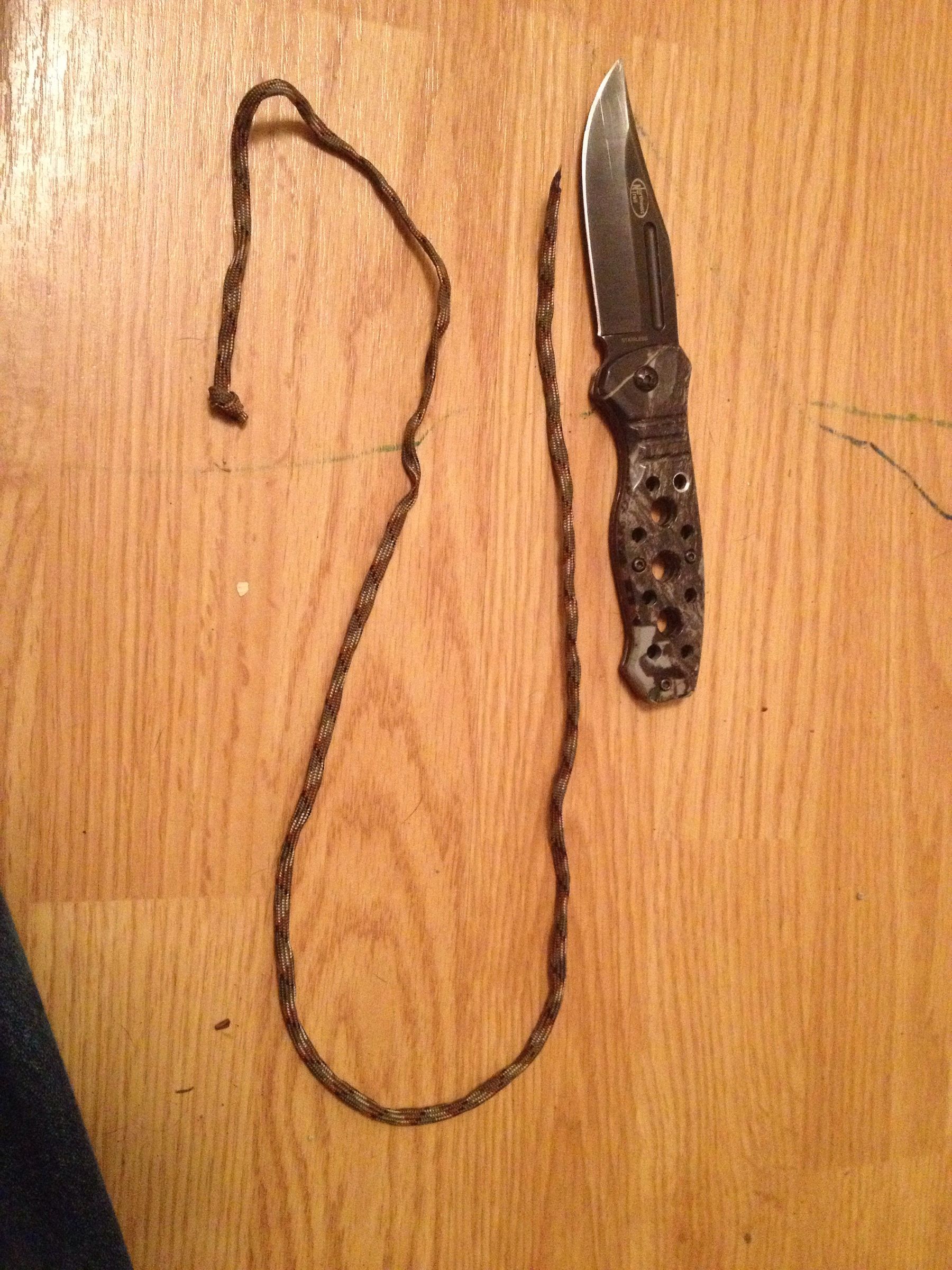 Paracord Knife Wrap