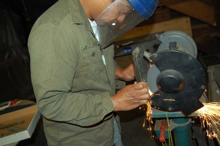 Grind Some Meat Off Neck to Make a Right Angle