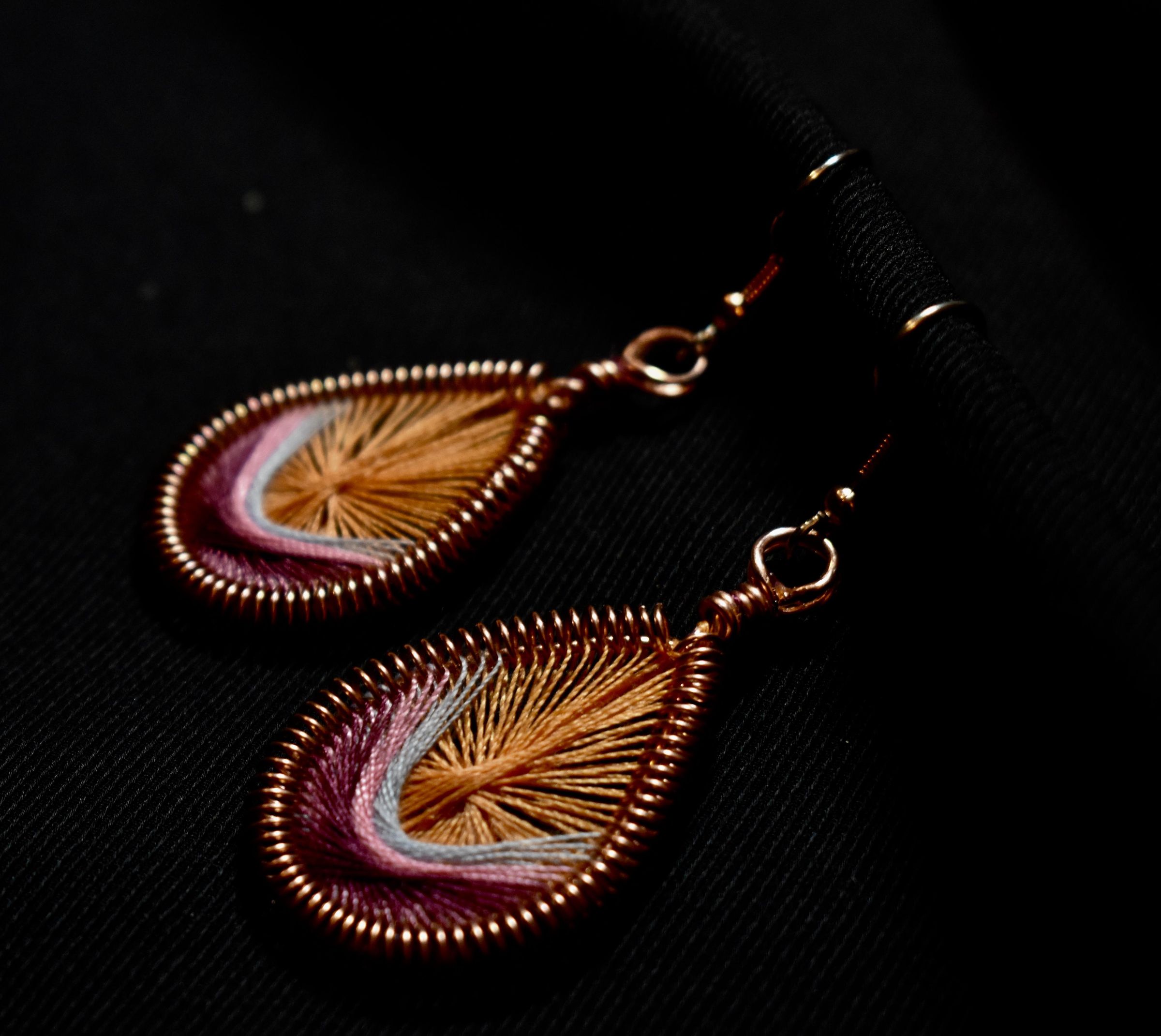 Thread Earrings : 11 Steps (with Pictures) - Instructables