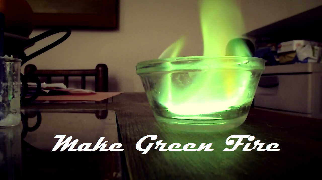 How to Make Green Fire From Laundry Booster