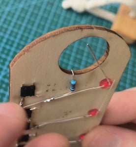 Solder the Resistor.