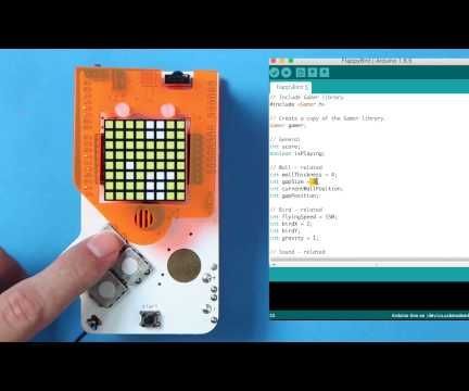 Hack Flappy Bird on the DIY Gamer Kit