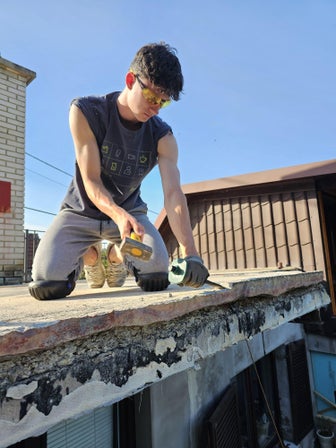 Remove the Old Iron Fence and Concrete Layer