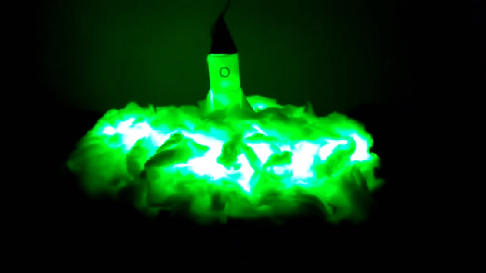 RGB Rocket Smoke Night Lamp (Bluetooth Controlled)