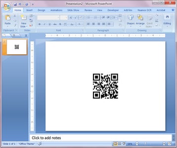Powerpoint Edit QR Code Background