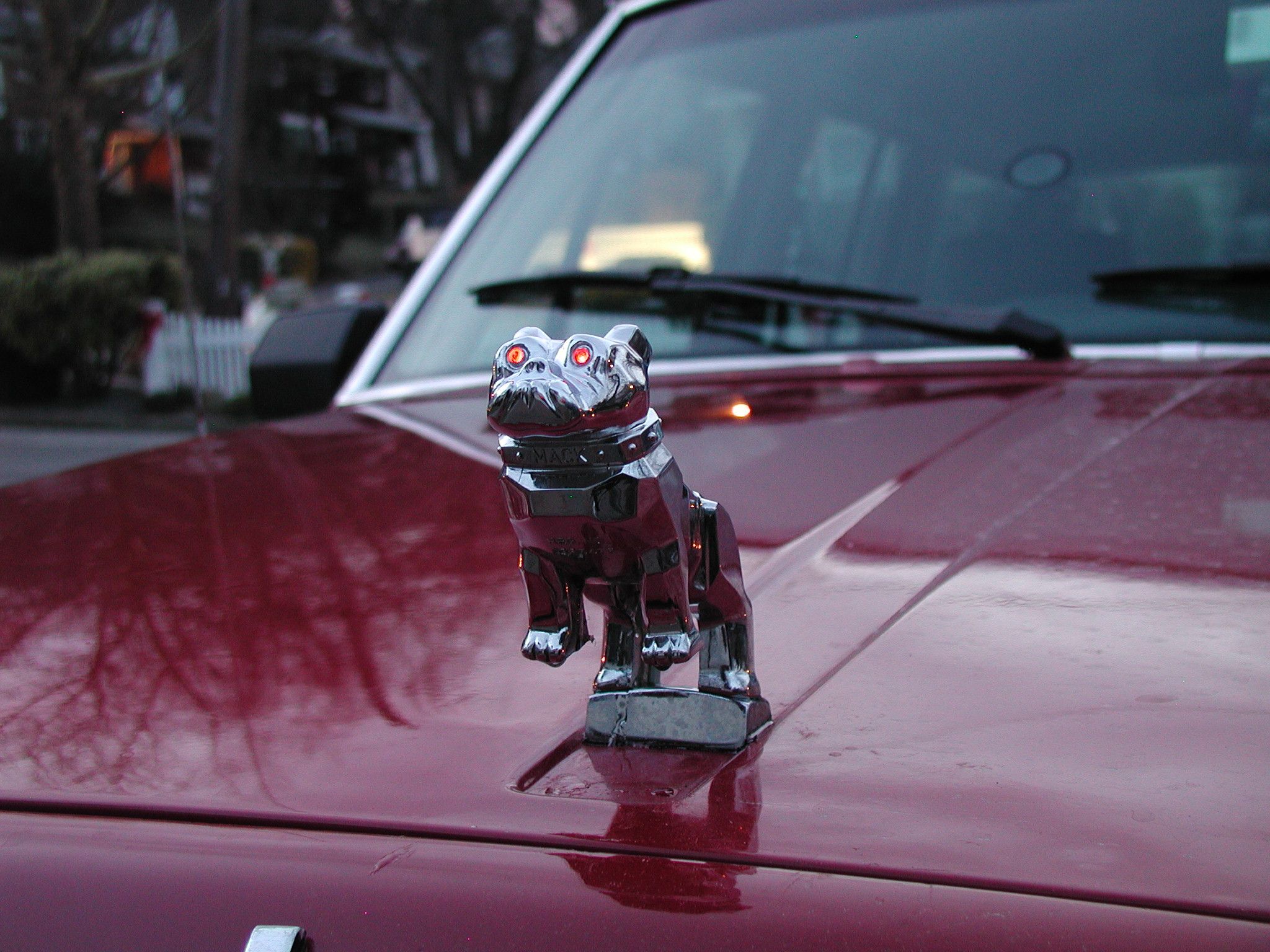 Adding Led Eyes to the Mack Bulldog Hood Ornament