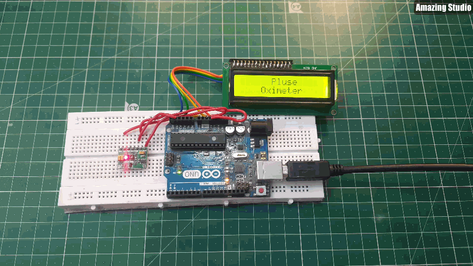 Arduino Based Pulse Oximeter Health Monitoring : 10 Steps (with ...