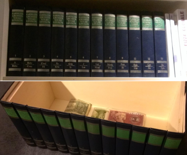 Hidden Bookshelf Drawer