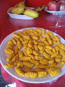 Pumpkin Gnocchi With Tomato Olive Sauce