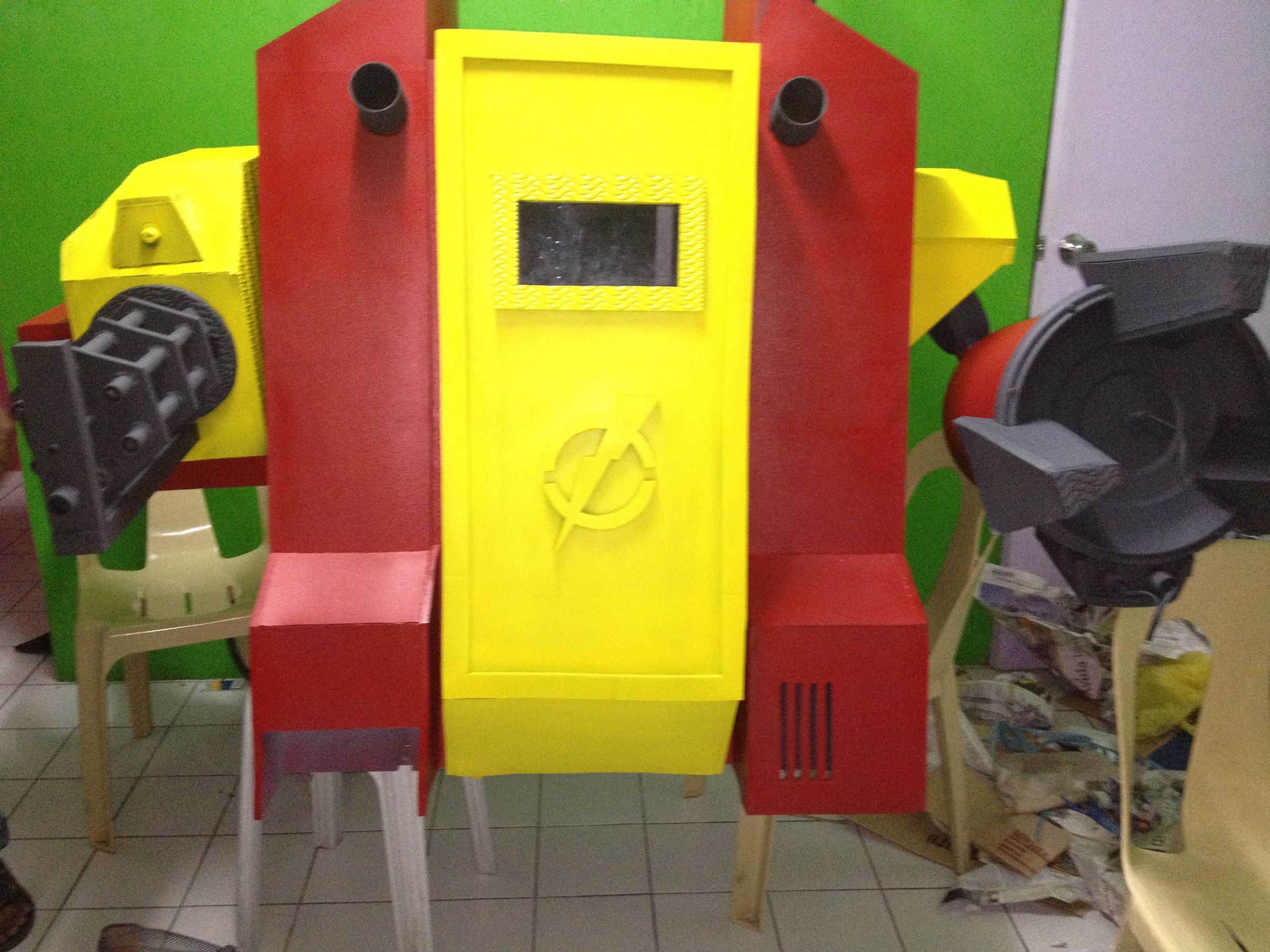 My own Warhammer Dreadnaught Costume