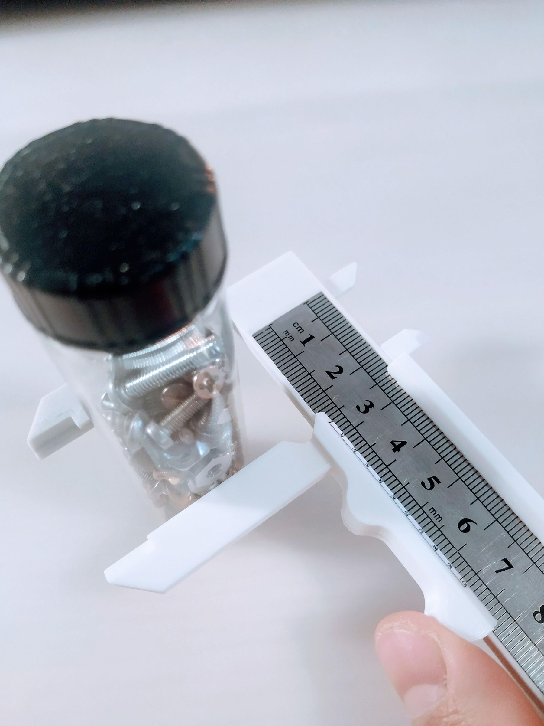 Ruler to Caliper (0.1mm Resolution!) - 3D Printed (Left Handed Version ...