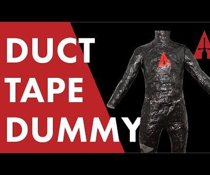 How to Make a Duct Tape Mannequin/Dummy
