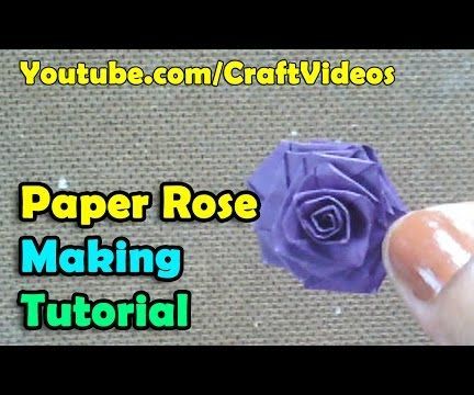 How to Make a Paper Rose Flowers