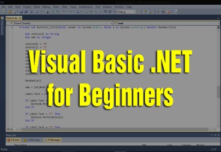 Learning Visual Basic .NET for Beginners