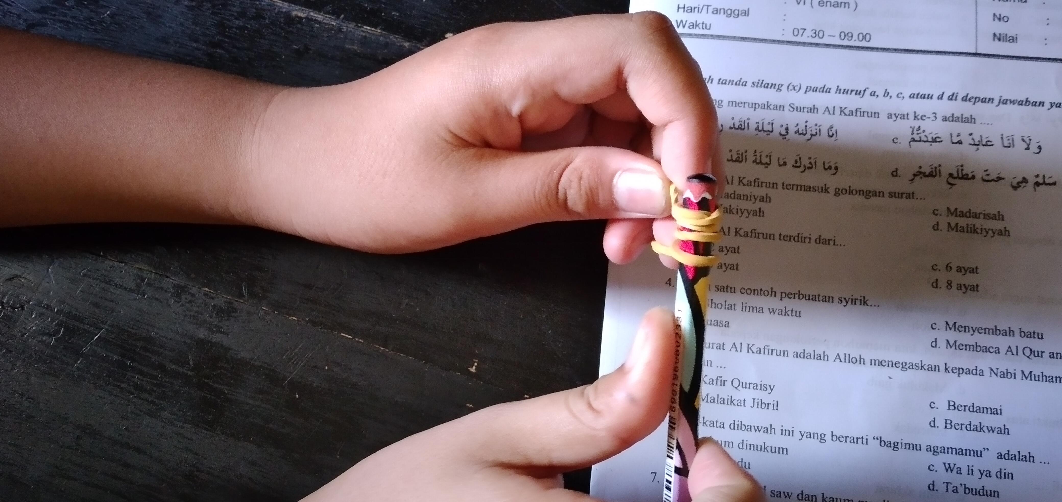 Rubber Band Eraser 3 Steps Instructables