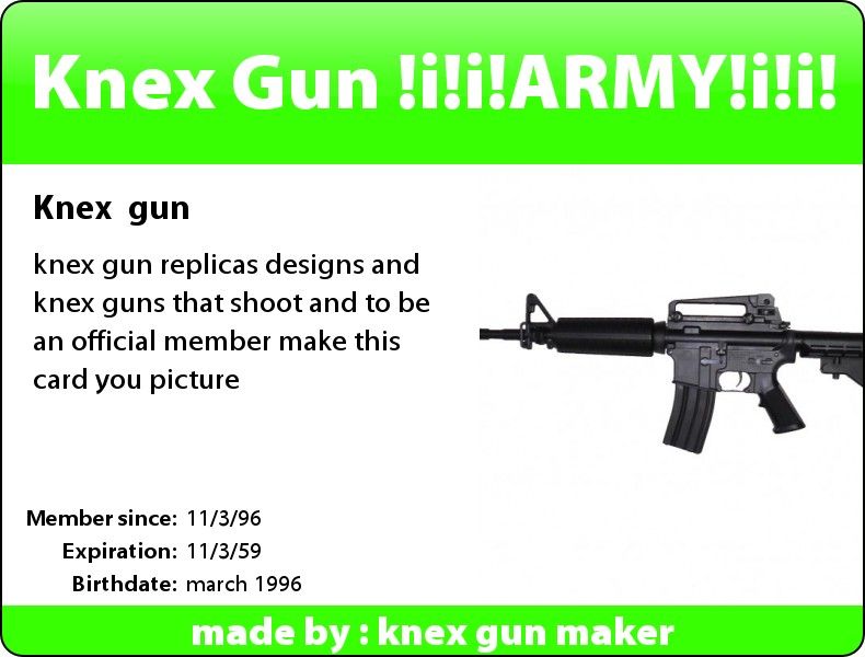 K'nex gun / arrow shooter