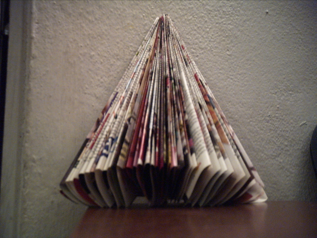 Christmas Tree From a Magazine