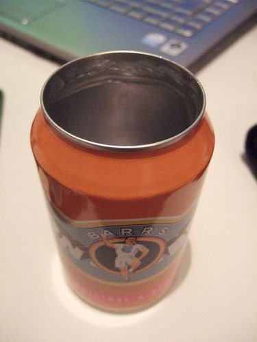 Pen Holder From a Drinks Can