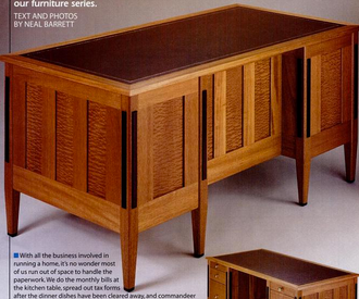 How to Build a Mahogany Desk