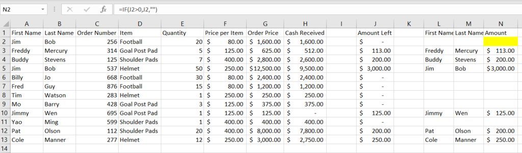 Step 5: Uncollected Cash by Customer