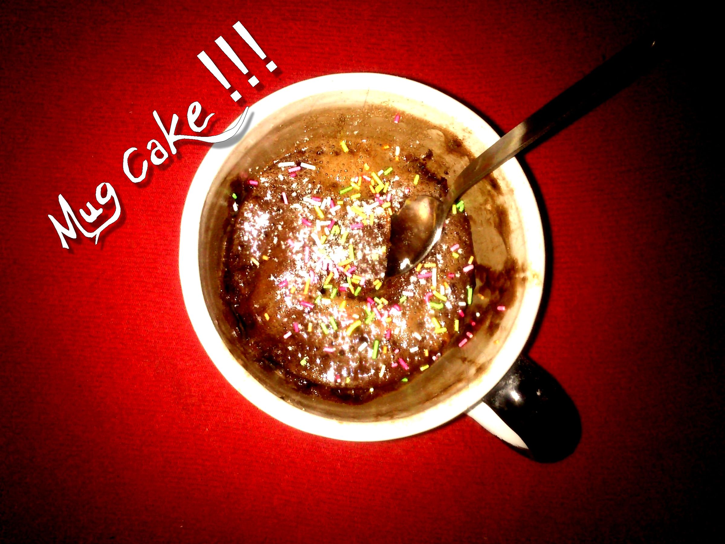 Mug Cake (baked in Microwave)