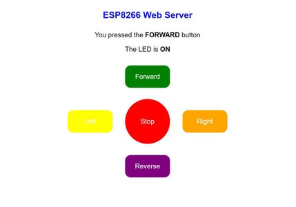 Remote Control Using an ESP8266 Wireless Module