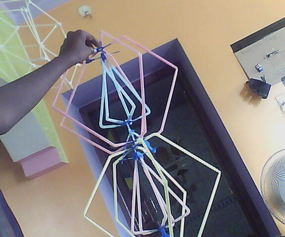 Wall hanging strawbees