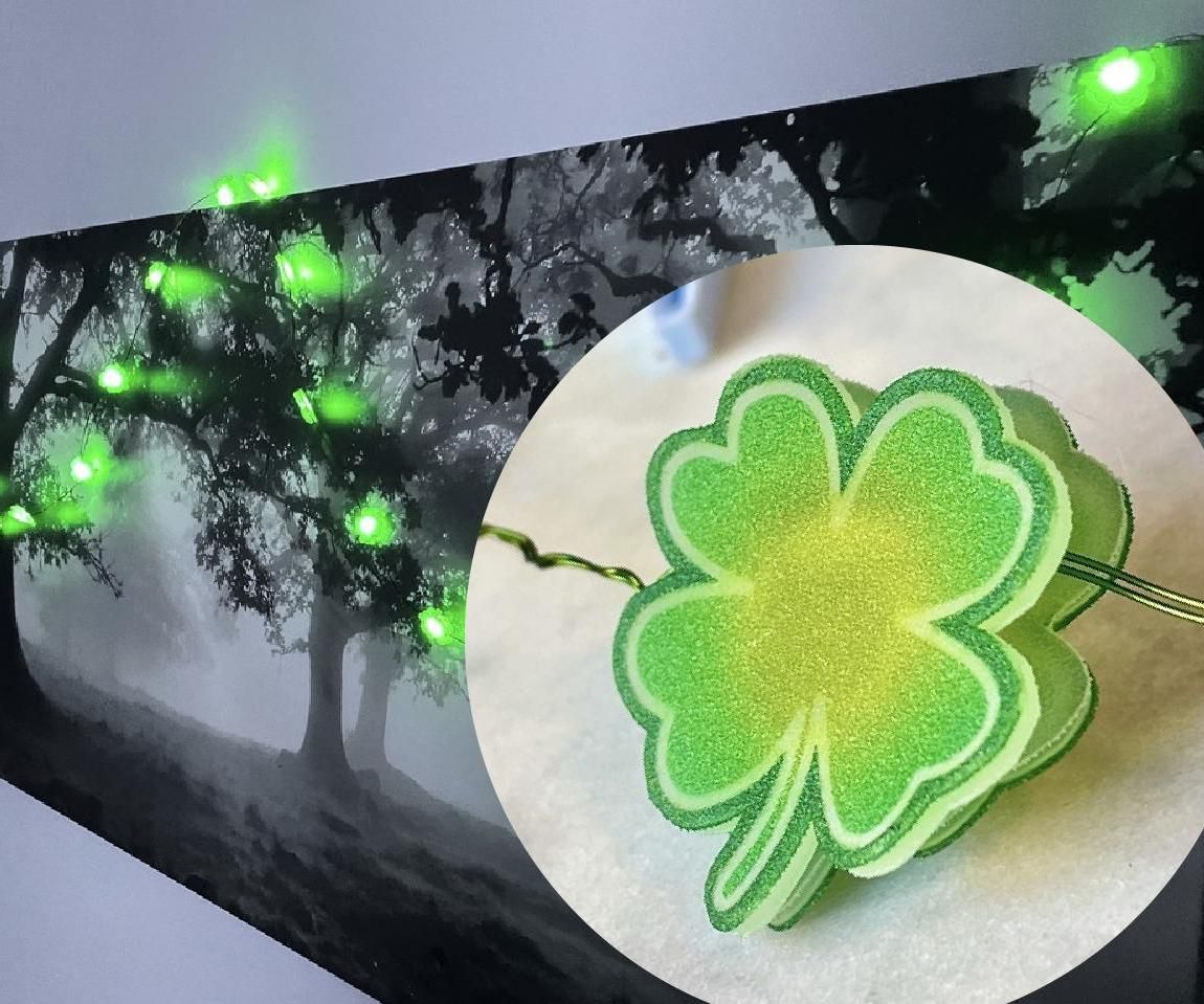 Shrinky Dink Light-Up LED Garland