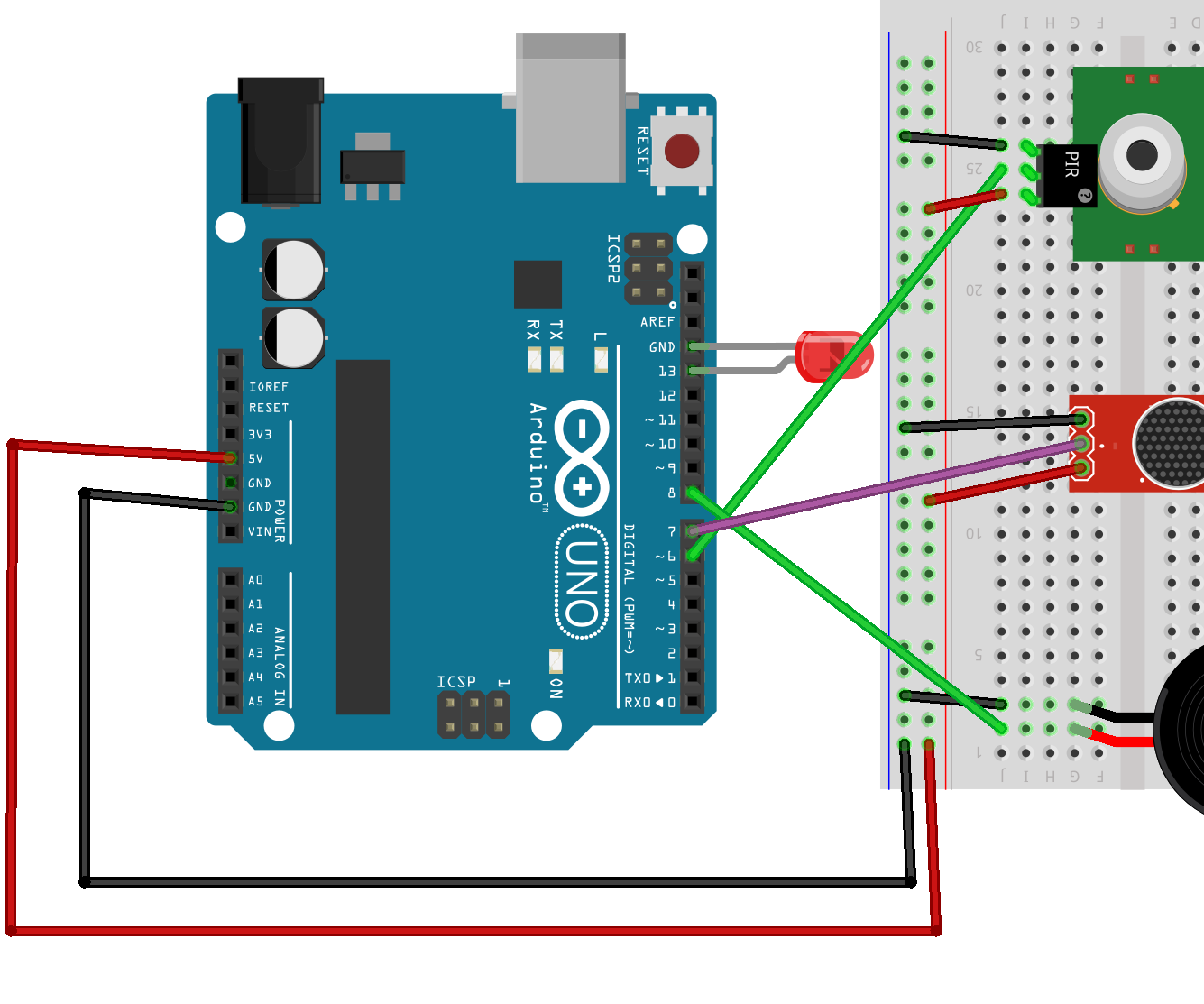 Arduino Simple Intrusion Detection System
