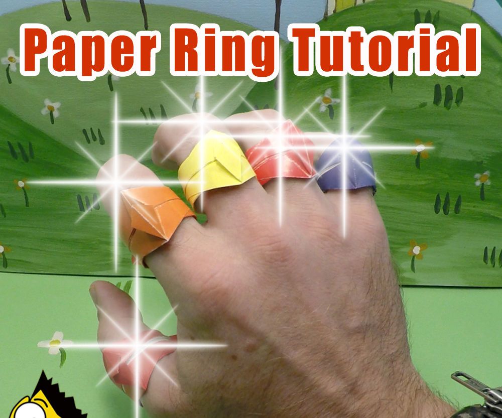 How to Make Paper Ring - Origami BEST #origami