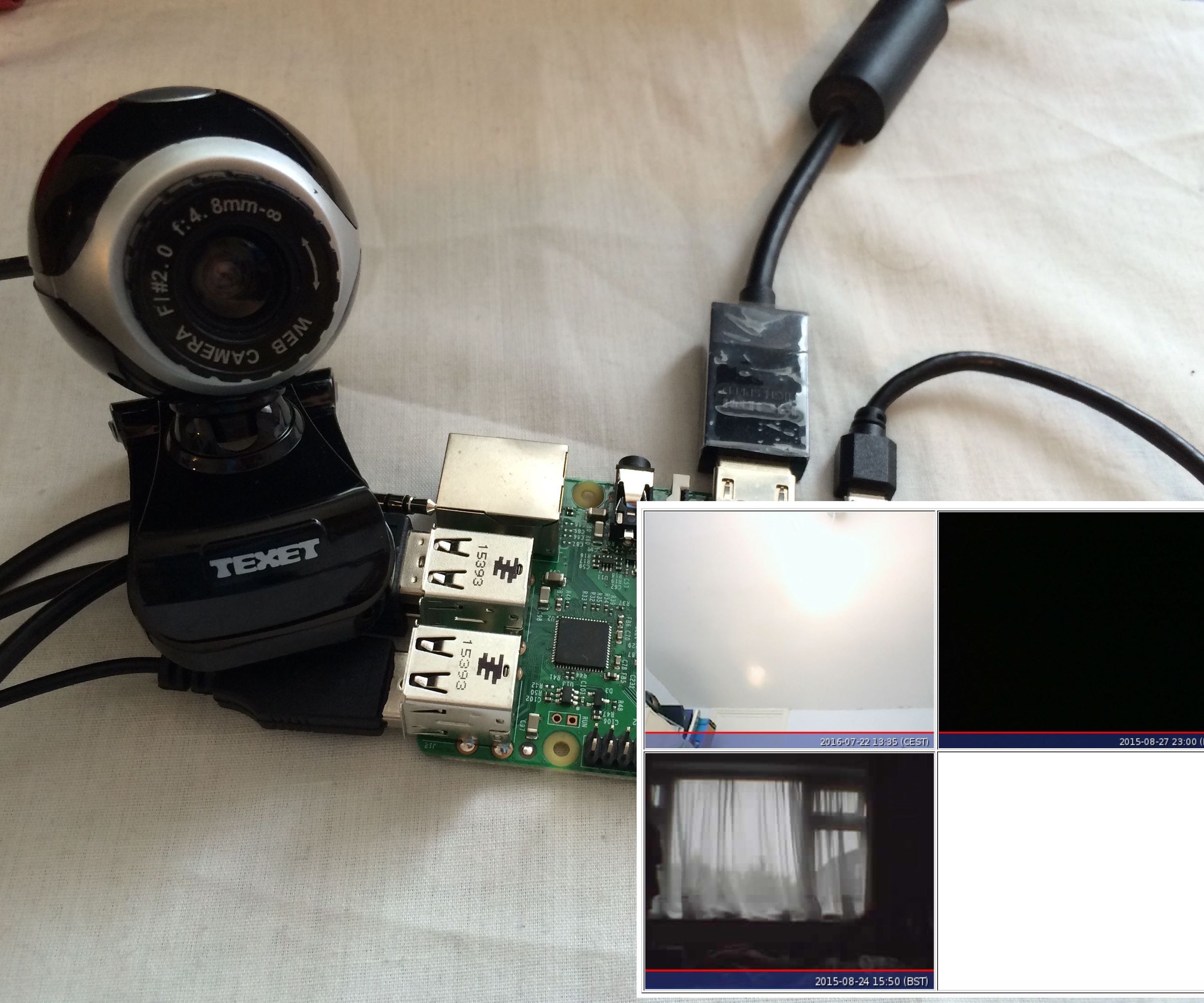 Simple Pi CCTV With Online Video
