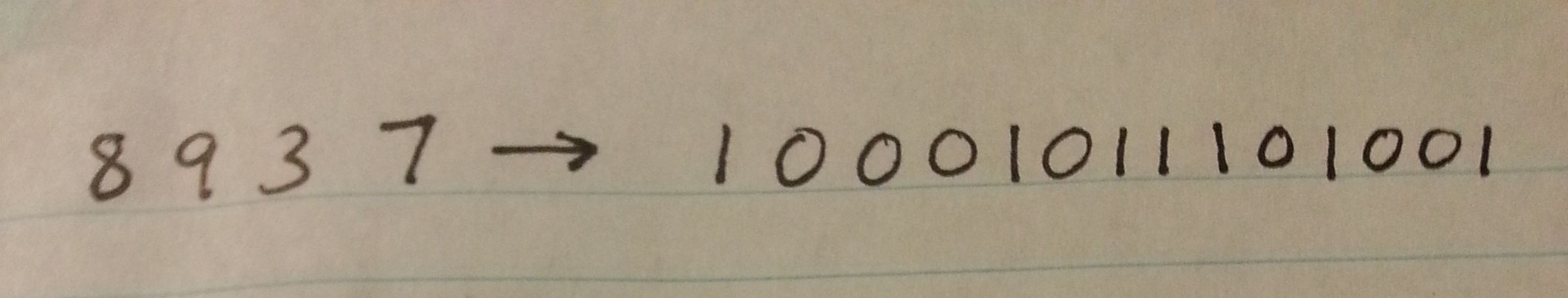 Converting Numbers From Decimal to Binary