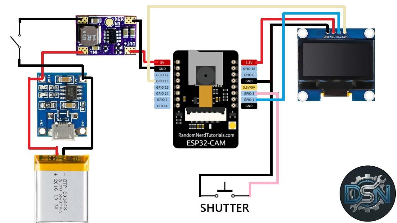 How I Build Camera With Esp32-Cam From Scratch : 3 Steps - Instructables