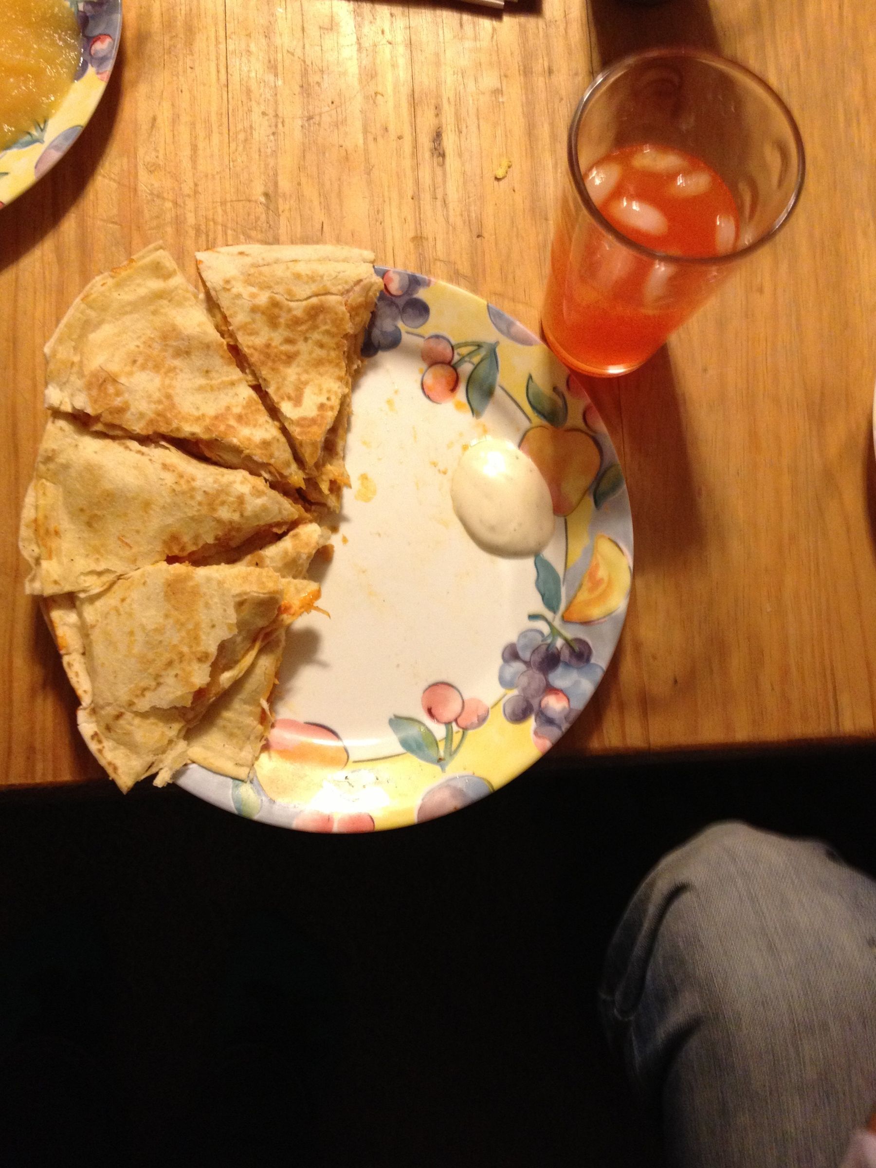 Flaming Quesadilla