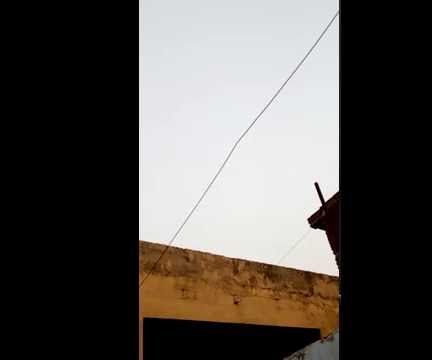 MOON LOOKS EARLY IN THE MORNING