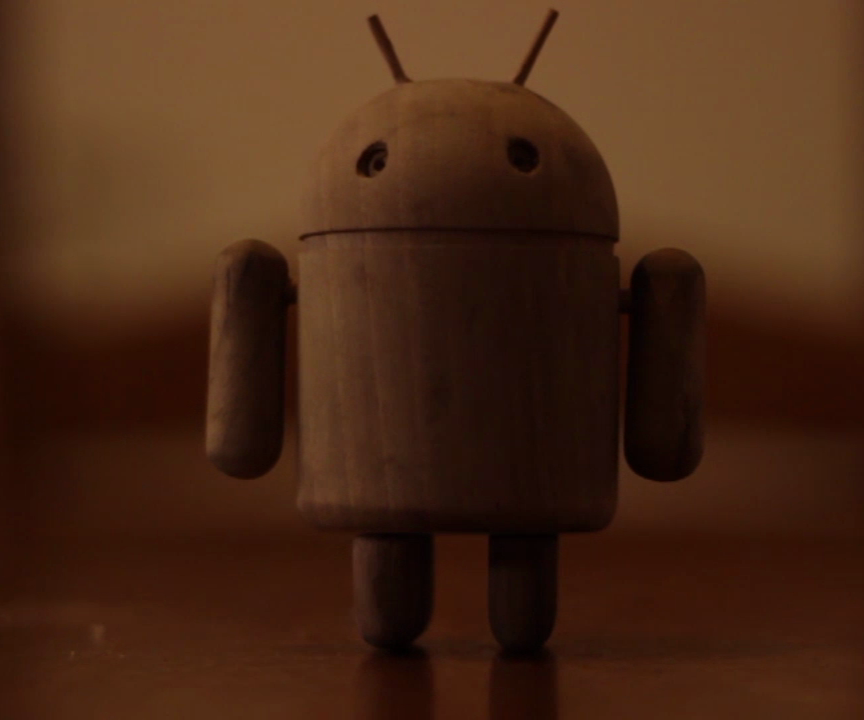 WALNUT BUGDROID #CARVING