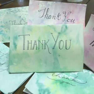 Super Easy Faux Watercolor Cards!