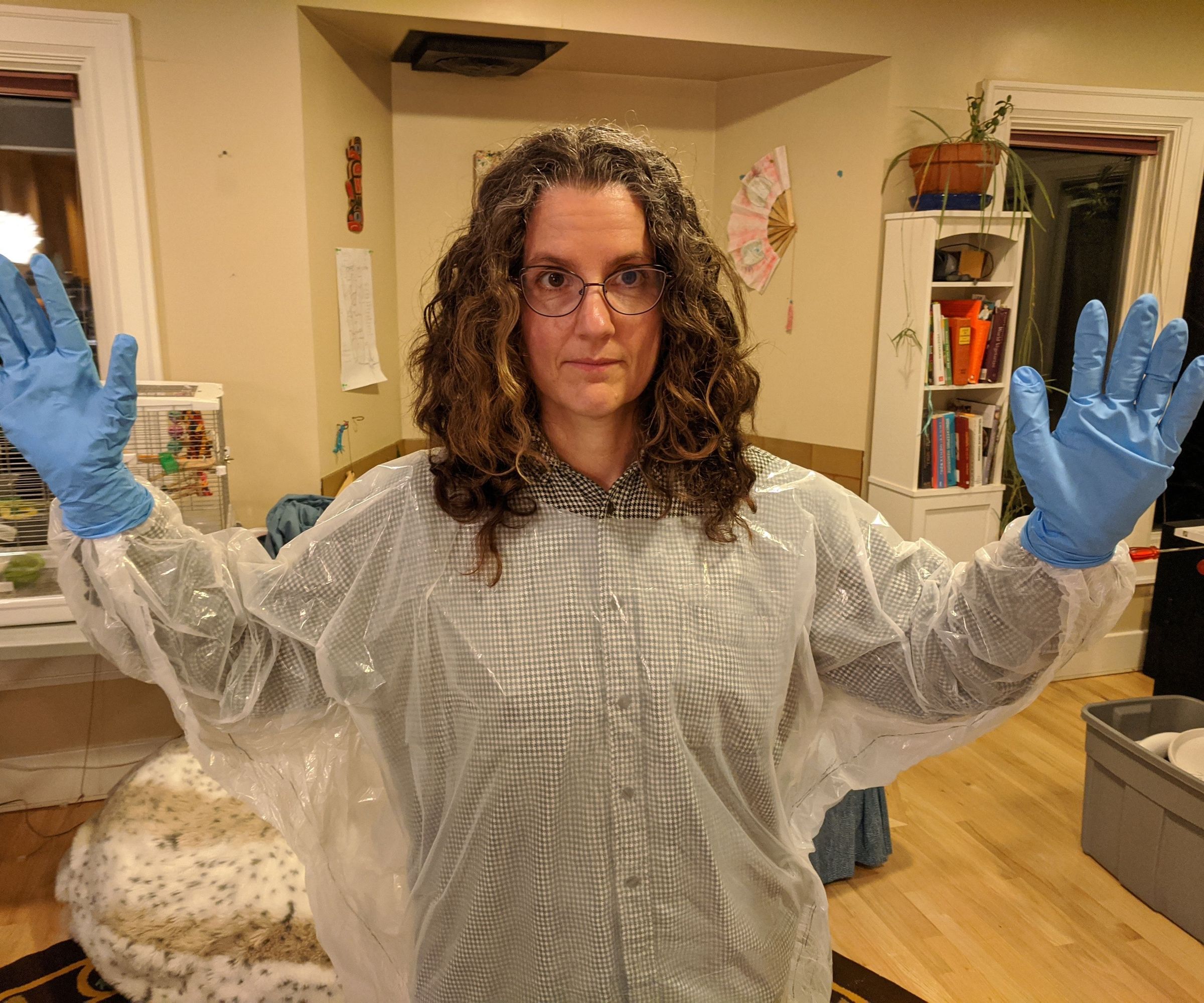 DIY Plastic PPE Gown