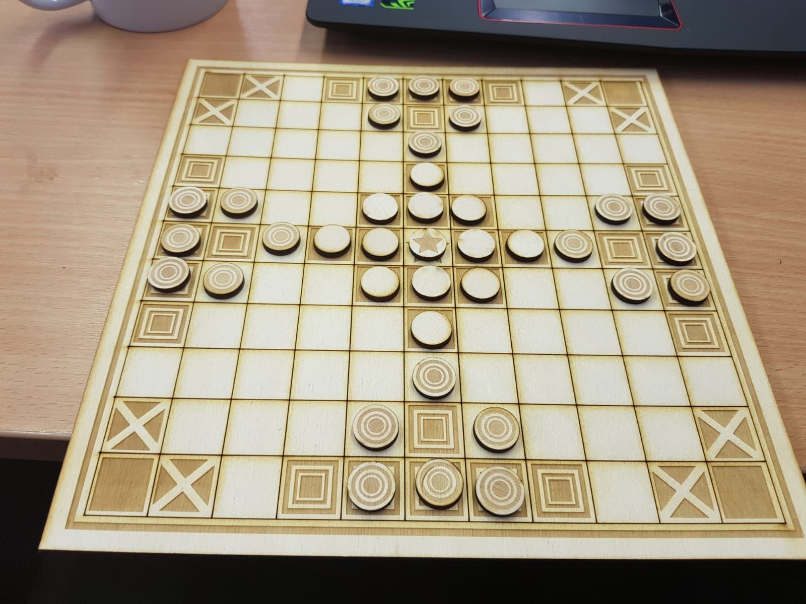 Lasercut Hnefatafl Board 3 Steps Instructables