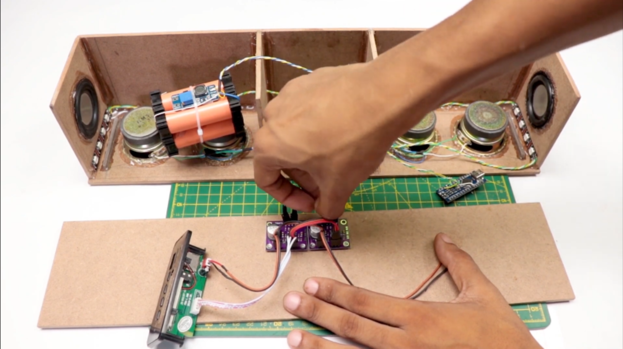 DIY Homemade Boombox 9 Steps Instructables